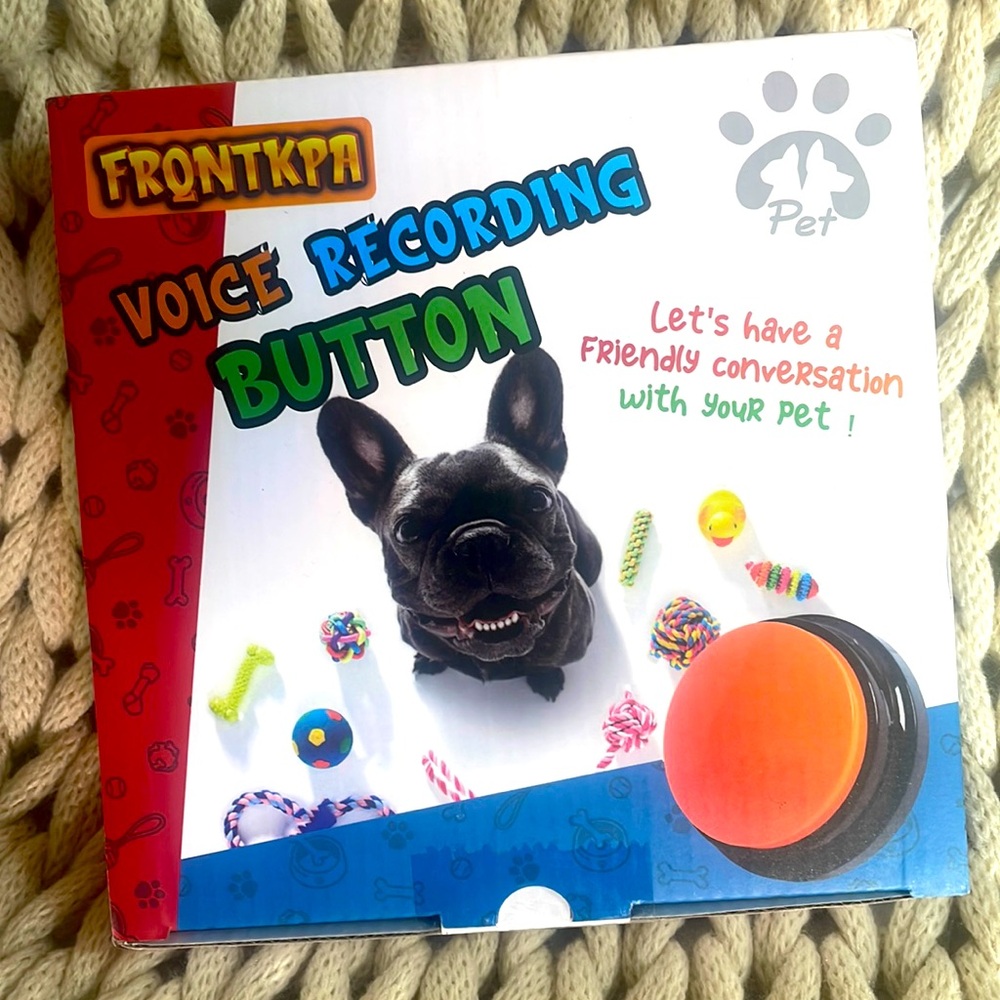 Buttons to record words for animals